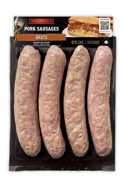 Marcangelo Brats Pork Sausages