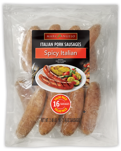 Marcangelo Spicy Italian Pork Sausages (Frozen)