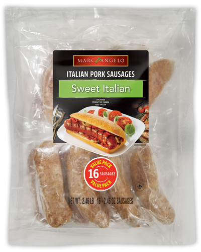 Marcangelo Sweet Italian Pork Sausages (Frozen)