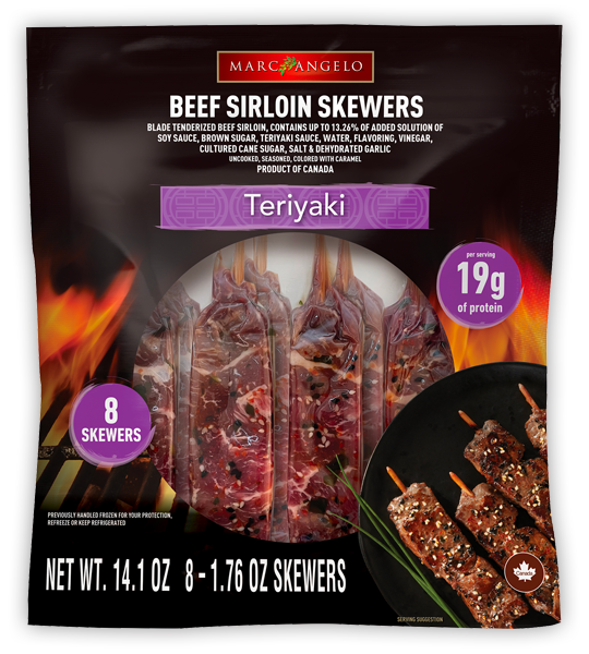 Marcangelo Teriyaki Beef Skewers
