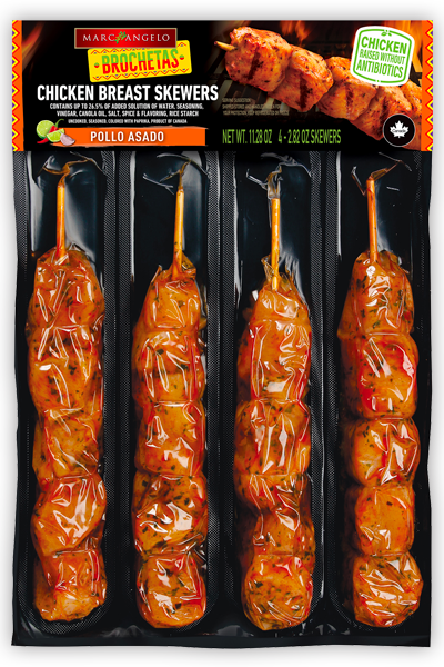 Marcangelo Foods Pollo Asado Chicken Skewers Marcangelo Foods Pollo Asado Chicken Skewers