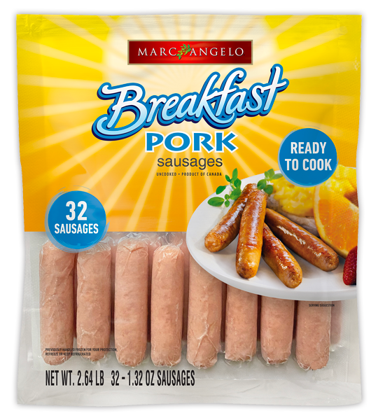 Marcangelo Foods Breakfast Pork Sausages Marcangelo Foods Breakfast Pork Sausages