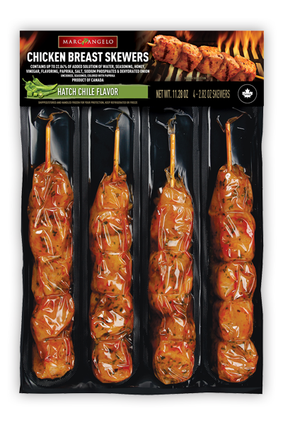 Marcangelo hatch chile chicken breast skewers Marcangelo hatch chile chicken breast skewers