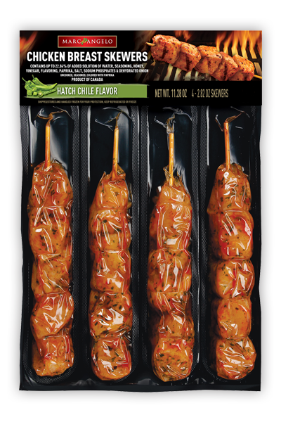 Marcangelo hatch chile chicken breast skewers Marcangelo hatch chile chicken breast skewers