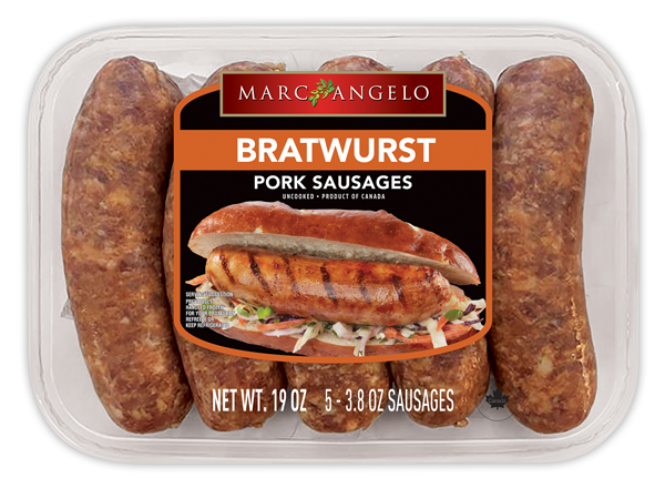 Marcangelo Bratwurst Pork Sausages