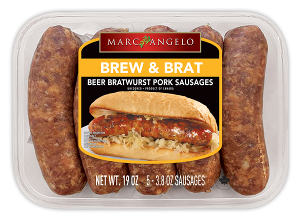 Marcangelo Brew & Brat Pork Sausages