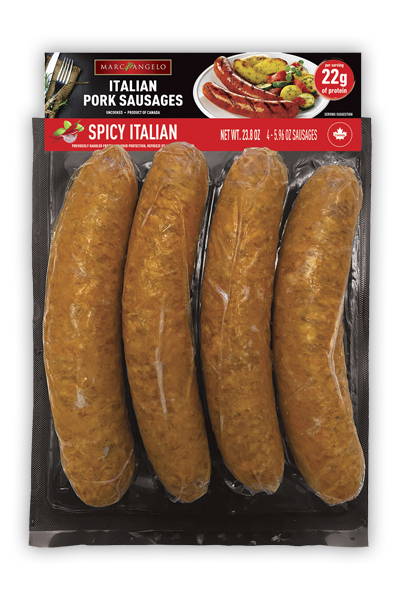 Marcangelo spicy Italian pork sausages